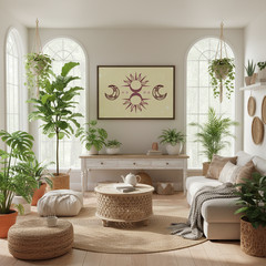 Spiritual Compass Poster Purple Matte