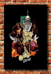 368088 Migos Culture Album Music Rap Hip Hop Decor Wall Print Poster