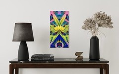 Cannabis Multicoloured Paper Poster Wall Art