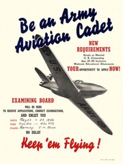 Army Aviation Cadet – Keep ‘Em Flying! – 1942 – World War II – Propaganda Poster