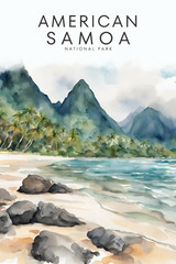 American Samoa National Park Poster Premium Photo Print Art 4 Sizes #3