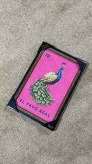 SAPNA SHAH EL PAVO REAL WALL ART 12″x18″ LOTERIA #70 LOTTERY PRINT PEACOCK DECOR