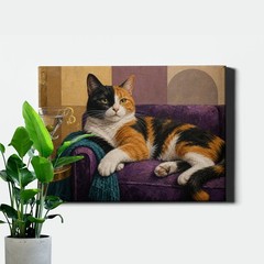 calico_cat_martini_lounge_painting