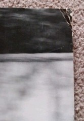 Vintage Race Car #9 Print 15 1/2″ × 23 1/2″ Inches Canvas Black & White Damaged