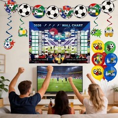 World Football Tournament Cup 48×32 Inch 2026 Vibrant Soccer Festival Schedul…