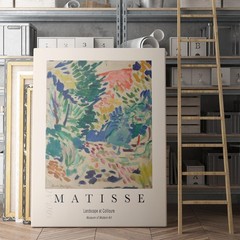 Henri Matisse – Landscape at Collioure Canvas Wall Art Print