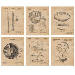Mix & Match Set Patent Prints, Select any 6 (8×10) for Home Work Office School