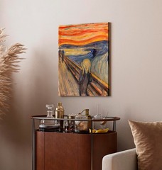 Edvard Munch The Scream Canvas Print , Giclée Fine Art Wall Art, Modern Artwork