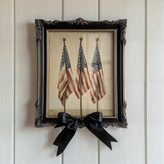 250th Anniversary American Flag Wall Art, 4th of July Home Decor, Patriotic Flag