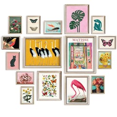 97 Decor LARGE11x14 Eclectic Wall Art Prints – Large Maximalist Wall Decor, C…