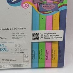 Neenah Paper 98883 Card Stock 70Lb 8.5×11 Assorted Bright Colors 80/Pack