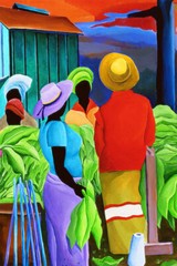 African American Art Print Sunday Picnic Wall Art Home Decor – POSTER 20×30