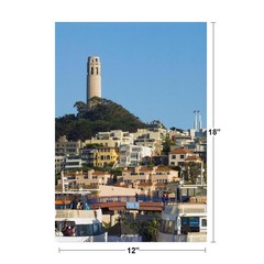 Coit Tower in San Francisco Photo Art Print Poster 12×18
