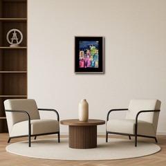 Digital download Painting original «H.I – JAKARTA» In 4 Size
