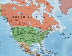 24×36 World Classic Wall Map Poster Mural Laminated