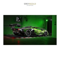 Lamborghini Essenza SCV12 Car Poster Wall Art Print pick size A4/A3/A2/90x60cm