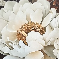 Set of 3 Neutral Floral Canvas Wall Art Modern Farmhouse Botanical Decor