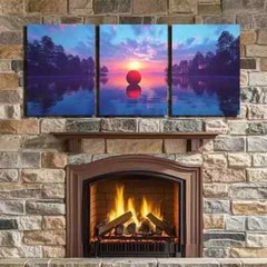 3pcs X3 Living Room Bedroom Wall Art Canvas Framed 50x70cm
