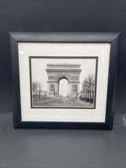 13.75” Square Matted Framed AFTERNOON IN PARIS – Roger Viollet – Arc de Triomphe