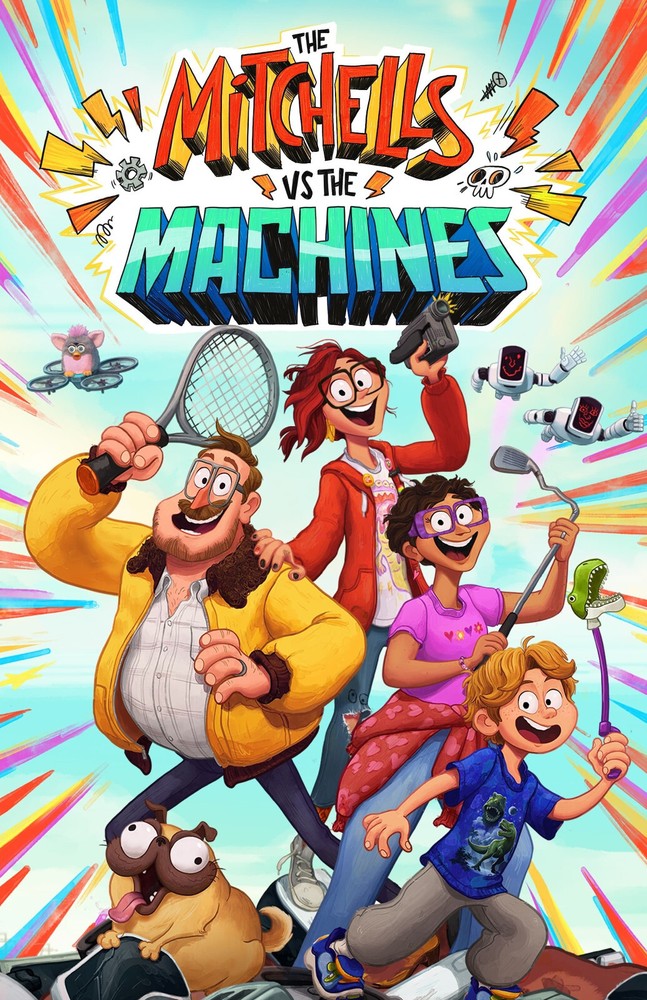 BB4260 The Mitchells vs the Machines Film 2021 Cast Movie Poster 11×17