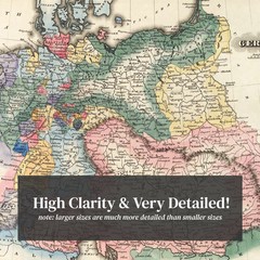 Old Map of Germany 1823 – Vintage Germany Art Wall Decor