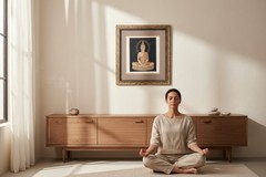 Buddha Framed Art Picture Wall Decor