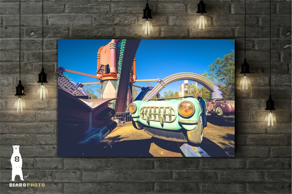 Abandoned Six Flags New Orleans, Vintage Style Art Prints, Oddity Photography