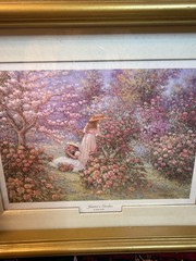 Set of 2 Gold Framed Floral Prints Magnolia Janine’s Garden Bela Bodo Wall Art