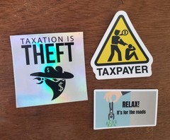 THEY LIVE Movie (1988) STICKERS 🎬 Three Pack LOT (3)