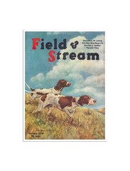 Bird Dogs Poster Hunting Decor Field And Stream 1938 Print 12×16″ H1