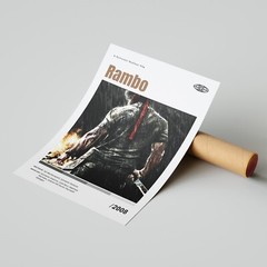 Rambo Movie Poster Print, Wall Art – Unframed