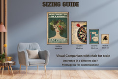 Baking Conversion Chart Poster Kitchen Wall Decor Gift for Bakers