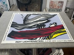 ROY LICHTENSTEIN Brushstrokes at Pasadena Art Museum, 1967