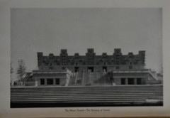 Antique Art Print Chicago Worlds Fair Chrysler Motors 1933 American History