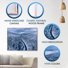 Large Modern Nature Canvas Art for Living Room, Bedroom, Dining Room 24 x 36