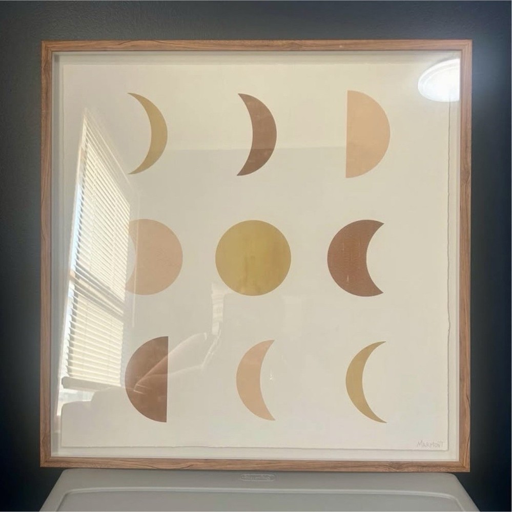 Marmont Moon Phases Celestial Framed Print, Horizontal, Multicolor