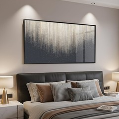 Extra Large Framed Horizontal Modern Wall Art for Living Room, Abstract Minim…