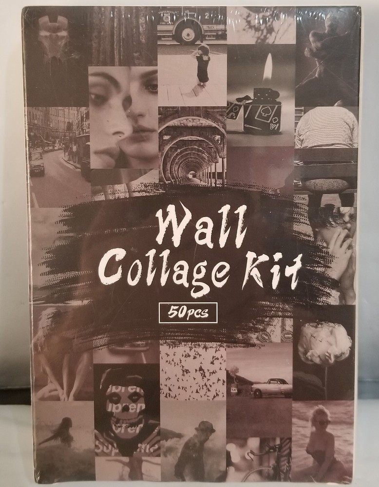 50 PCS Wall Collage Kit 4×6 Picture Postcard Background DIY Home Decor