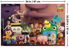 *NEW* Toy Story 5 Poster Disney Pixar Woody Buzz Jessie Movie Wall Art 34×22