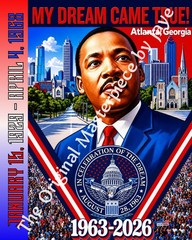 Martin Luther King Jr My Dream came true by Jaye Metcalfe 16×20 Poster