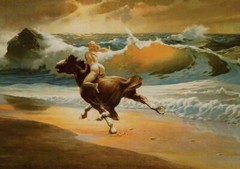 FRANK FRAZETTA WILDRIDE ART Wall Print Poster 20×30