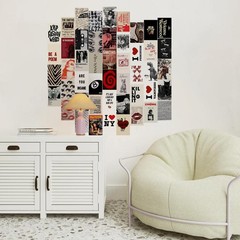 KBKBART 50Pcs Downtown Girl 4×6 inch x 50pcs, Gril Wall Collage Kit