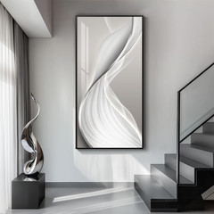 Large Modern Abstract Vertical Wall Art for Living Room – 30×60 In